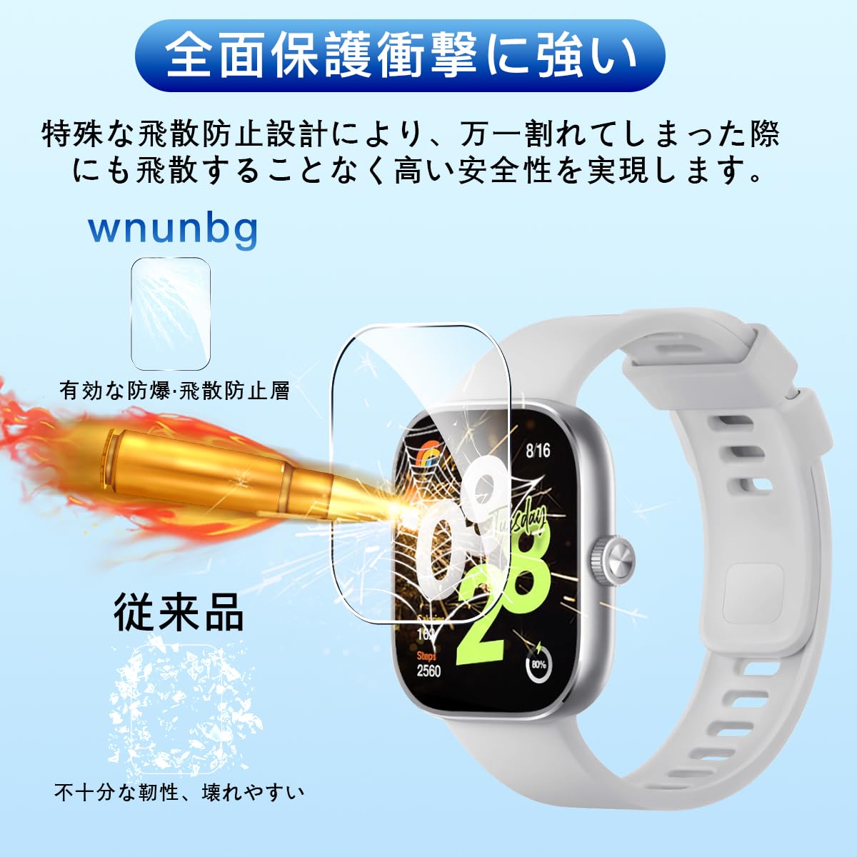 Amazon.co.jp: 【3枚セット】 対応 Redmi Watch 4 ガラス